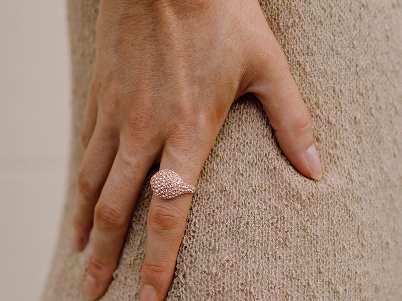 wearing-rose-gold-pave-pink-crystal-ring-myjewellerystory